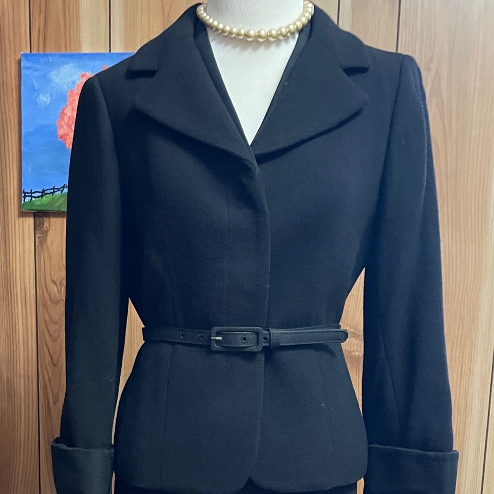 Talbots suit. Jacket size 2, Skirt  size 6 .